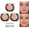 3 Pack Full Coverage Concealer Cream Makeup, Waterproof Matte Smooth Concealer Corrector for Dark Spot Under Eye Circles (35g/0.18Oz, #40 Natural) view 2