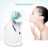 EZBASICS Facial Steamer Ionic Face Steamer for Home Facial, Warm Mist Humidifier Atomizer for Face Sauna Spa Sinuses Moisturizing, Unclogs Pores, 1 Pack + 5 Stainless Steel Skin Kit Blue view 4