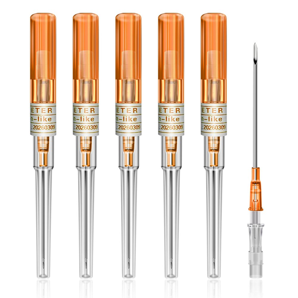 ComboFix Catheter Piercing Needles 6pcs 14G Gauge IV Catheter Needles for Ear, Nose, Belly, Navel, Nipple Piercing Kit