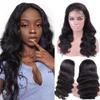 100% Human Hair 4x4, 13x4, 13x6, 360 HD Lace Frontal Wigs With Baby Hair 150% Density Body Wave (14, 4x4 Natural Color) view 2