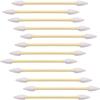 1200pcs Precision Tip Cotton Swabs for Makeup, Bamboo Sticks and Double Pointed view 1