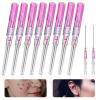 Catheter Piercing Needles - Anghie 10pcs 20G Catheter Piercing Needles IV Catheter Needles Ear Nose Piercing Needles for IV Start Kits Body Piercing Tattoo Tools Piercing Supplies (20G) view 1