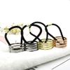 Fodattm 4PCS Women Alloy Ponytail Cuff Elastic Hair Ties Hair Band Gothic Ponytail Holder Hair Cuff Fashion Hair Rope Stretch Headwear (Color 3) view 3