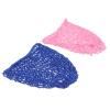 2pcs Crochet Hair Snood Long Hair Sleeping Cap Hair Net Hair Protector Handcraft (Royal Blue and Pink) view 1