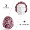 2pcs Crochet Hair Snood Long Hair Sleeping Cap Hair Net Hair Protector Handcraft (Royal Blue and Pink) view 4