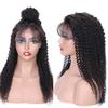 150% Density Lace Front Human Hair Wigs 8A Brazilian Curly Wig Pre plucked Hairline Human Hair Wigs with Baby Hair for Black Women (18Inch,Natural) view 4