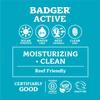 Badger Mineral Sunscreen Cream SPF 30, Zinc Oxide Sun Care, 98% Organic, Reef Safe, Water Resistant, Unscented Face and Body Sunscreen Travel Size, 2.9 fl oz, 2-Pack view 3