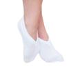 Eurow Moisturizing Cotton and Spandex Therapy Socks for Softening Dry Feet, Deep Hydration, and Spa-Like Skin Care Treatment, Perfect for Cracked Heels and Rough Skin, 2-Pair Set, White view 1