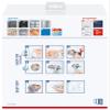 tesa ELEGAANT Cosmetic Bin, Elegant Design, includes Adhesive Solution, Metal, Chrome-Plated, Guaranteed Rustproof, 220 mm x 260 mm x 160 mm view 4