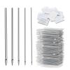 combofix Body Piercing Needles 50pcs Mixed 12G 14G 16G 18G 20G Stainless Steel Hollow Needles for Ear Nose Navel Lip Disposable Piercing view 1