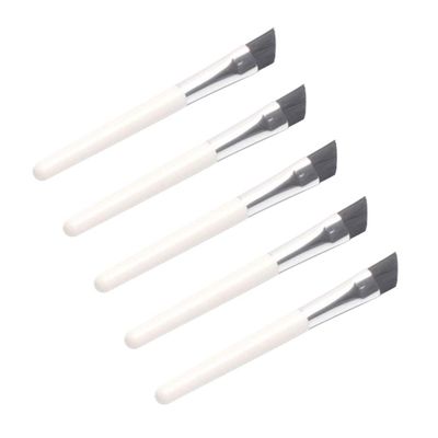 Beaupretty 5pcs Mini Eyebrow Brushes Portable Cosmetic Tools for Makeup Salon Shop and Lightweight and Convenient for Daily Use