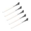 Beaupretty 5pcs Mini Eyebrow Brushes Portable Cosmetic Tools for Makeup Salon Shop and Lightweight and Convenient for Daily Use view 1