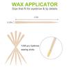 1200 Pack Wooden Waxing Sticks Wax Spatulas Sticks Small Wax Applicator Sticks Wood Craft Sticks Spatulas Applicator for Hair Eyebrow Nose Removal (Without Handle) view 2