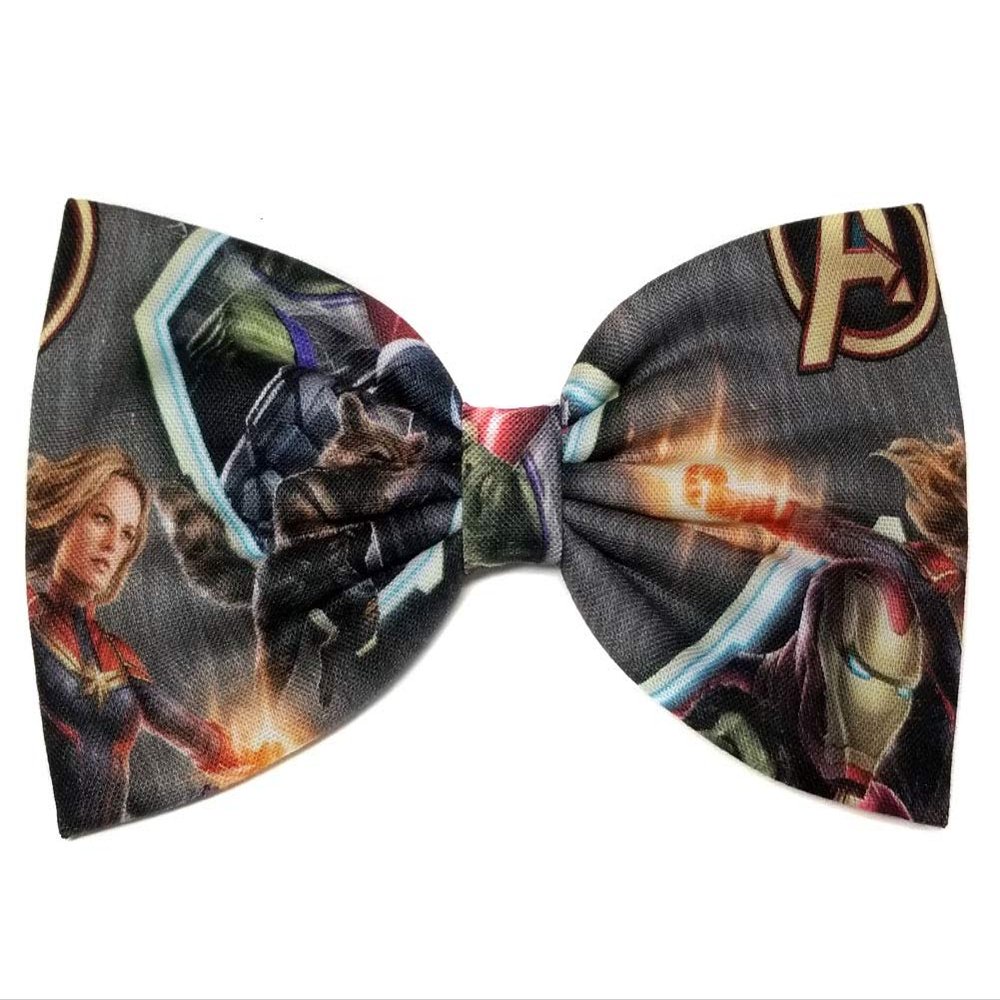EmilyRose Couture Super Heroes Hair Bows-Sci Fi Characters, Horror (Group 2) (Barrette, Avengers)