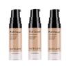 3 Pack Pro Full Cover Liquid Concealer, Waterproof Smooth Matte Flawless Finish Creamy Concealer Foundation for Eye Dark Circles Spot Face Concealer Makeup, Warm Natural, 36ml/0.20Fl Oz view 1