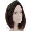 Velour Square Knot headband for Women and Girls - Green view 3