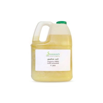 PALM KERNEL OIL COLD PRESSED 100% PURE 7 LB