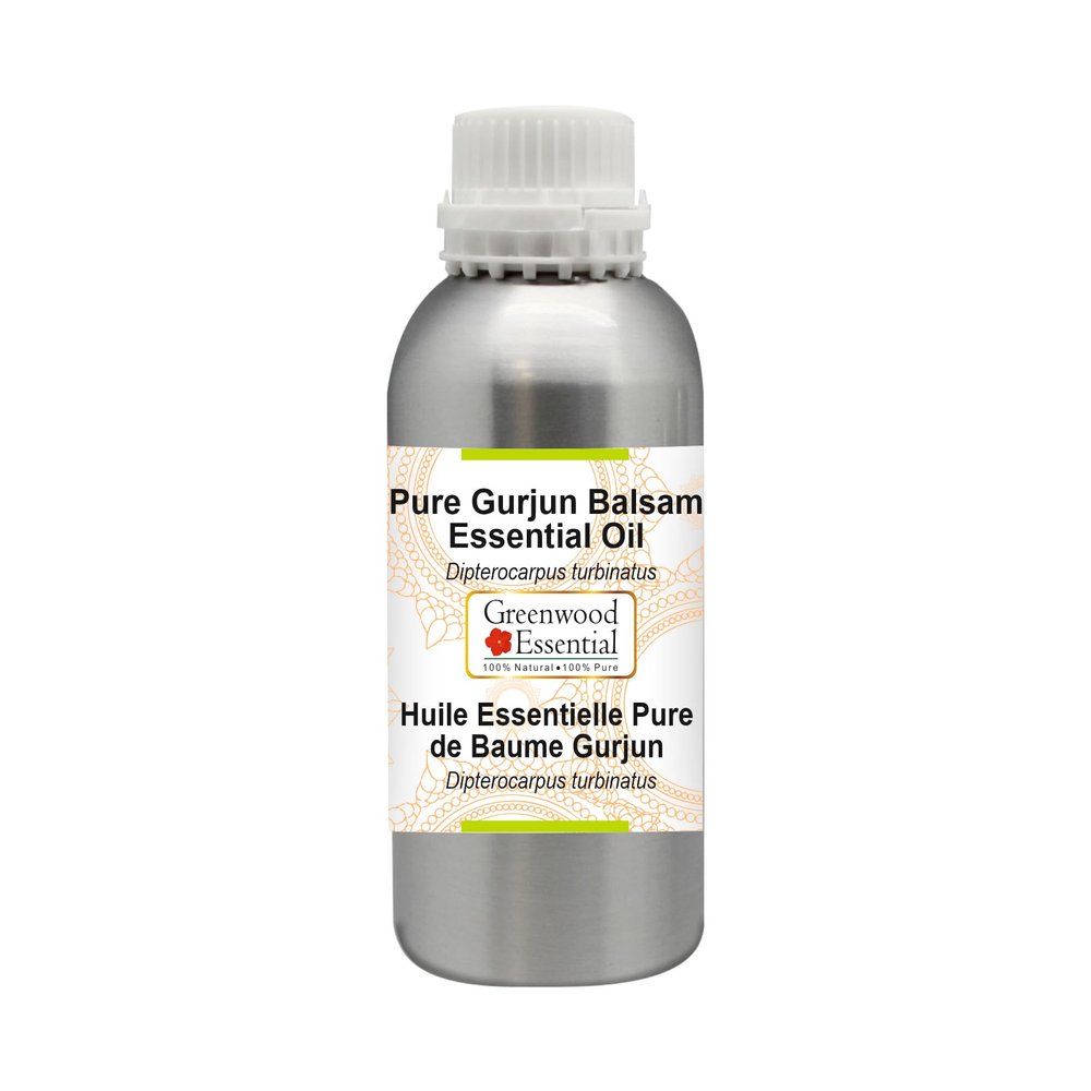 Greenwood Essential Pure Gurjun Balsam Essential Oil (Dipterocarpus turbinatus) Steam Distilled 300ml (10.1 oz)