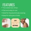 Andrea Assorted Wax Strips for the Face and Body - 20 Applications, 2 packs view 4
