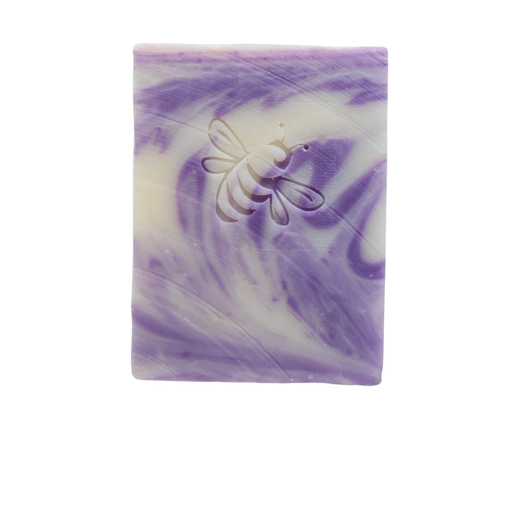 2 BARS Lavender & Honey Soap with raw honey from our own hives and real lavender essential oil