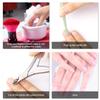 8 Pieces Cuticle Trimmer Stainless Steel Cuticle Nippers Pointed Blade Dead Skin Cutter Clipper Remover Scissors Manicure Tools for Fingernails and Toenails(Silver) view 3