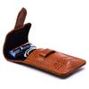 Parker Travel Fusion Safety Razor  Compact 2.75 Fusion-Style Razor with Luxurious Saddle-Leather Sheath & 1 Gillette Fusion Blade, Pocket-Friendly & Durable Design view 3