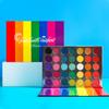 Afflano Rainbow Eyeshadow Palette Matte Shimmer Pressed Glitter, Pigmented Colorful Eye Shadow Pallets, Pink Red Orange Yellow Green Blue Purple 35 Color, Bright Prime Makeup Palette view 1
