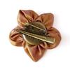 Handmade Flower Lapel Pin Boutonniere, Floral Pin Suit Accessories, Fabric Flower, Silk Flower Lapel Pin view 3