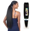 Organique Mastermix Synthetic Pony Pro Wrap Around Ponytail - NATURAL YAKY 24" (1B Off Black) view 2