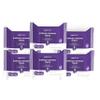 Amazon Basics Makeup Remover Wipes, Gentle Cleansing, Dermatologist Tested, Night Calming, Plant Based, Alcohol-Free, Removes Waterproof Mascara, 25 Count Per Pack, Pack of 6 view 1