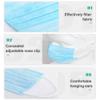Mascarilla desechable de 50 piezas con mscara sanitaria cmoda elstica, 3 capas, antipolvo, transpirable,para Todos view 2