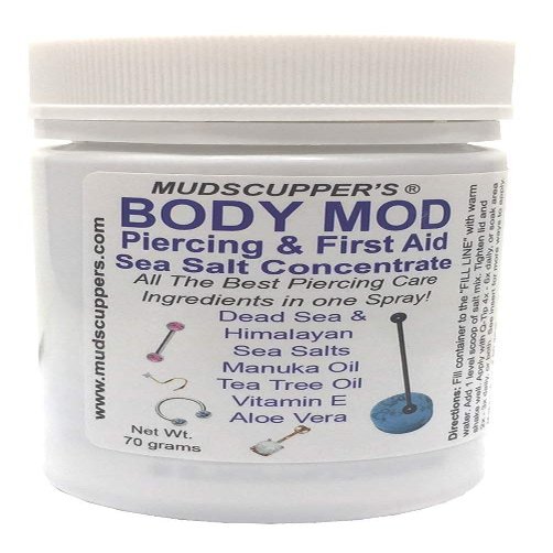 Body Mod Piercing Aftercare! Piercing Care Sea Salt Concentrate - Piercing Treatment - Safe, Gentle & Effective
