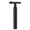 MHLE ROCCA Jet Black & Stainless Steel 3-Piece Shaving Set - Silvertip Fiber Brush, Safety Razor & Stand  Safety Razor Kit & Shaving Kit, Straight Razor Kit for Men view 2