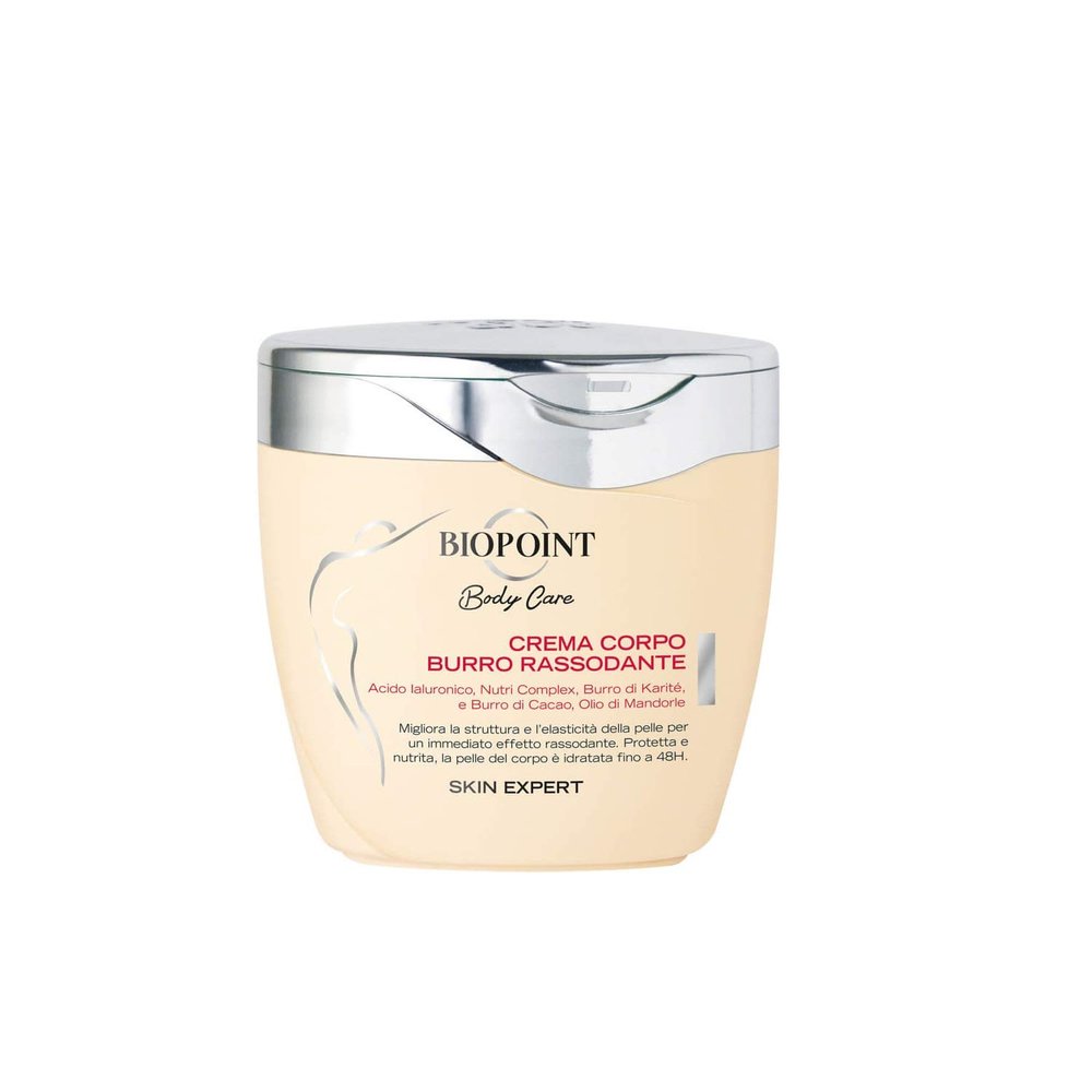 BIOPOINT Crema Corpo Burro Rassodante 300 ml, Firming Butter Body Cream 10.1 Fl Oz Made in Italy [italian import]