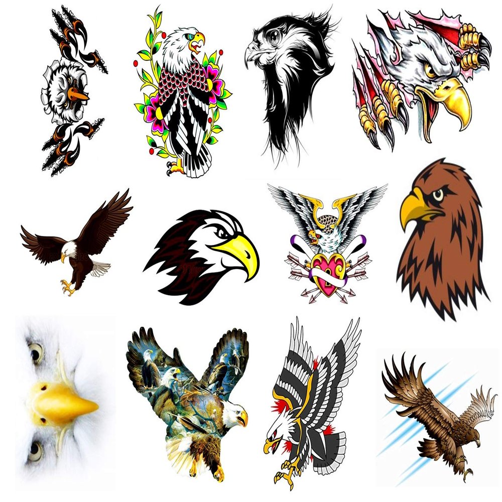 Eagle Temporary Tattoos