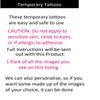 Eagle Temporary Tattoos view 3