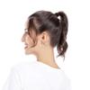 AwEx Hair Ties, Large Black: 50 PCS, 4 mm Thick, 170 mm Circumference, No Metal, Ouchless, Non-Tangle, Non-Pull - Great for Thick, Curly, Wavy Hair view 4