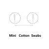 500pcs Mini Cotton Swabs with Paper Stick,Spiral/Round Cotton Bud,Tiny Cotton Head for Personal Care and Cleaning view 2