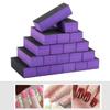 10 Pcs/Set Nail Art Black UV Gel Polishing Sanding Sponge Buffing Buffering File Block Foam Sandpaper Manicure Tools Nail Buffer Polishing Blocks for Nail Care Manicure Tool view 2