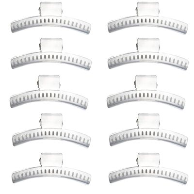 Hair Clips - Set of 10 - Aluminum 3.5 Butterfly Wave Setting Clips for Finger and Marcel Wave Hairstyles