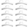 Hair Clips - Set of 10 - Aluminum 3.5 Butterfly Wave Setting Clips for Finger and Marcel Wave Hairstyles view 1