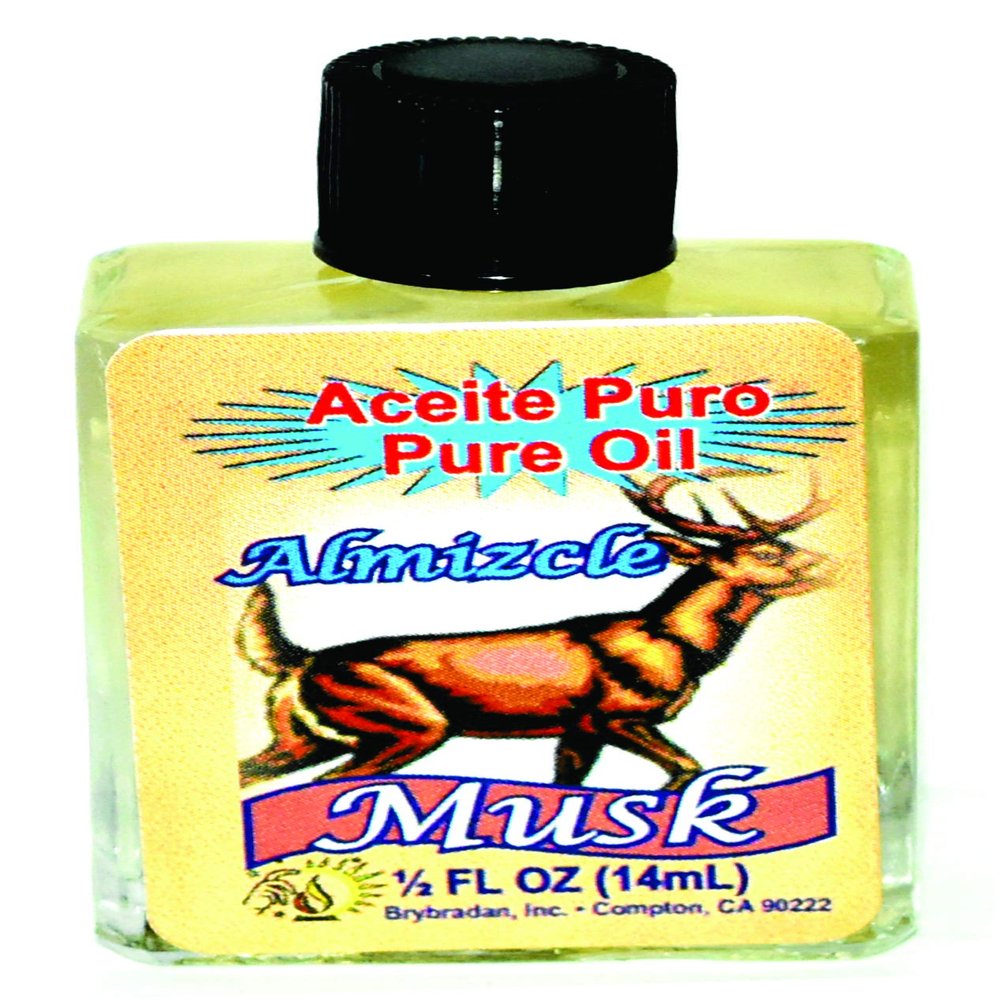6 PIECES BRYBRADAN MUSK PURE OIL ALMIZCLE ACEITE PURO  FL.OZ. (14.7 ML)