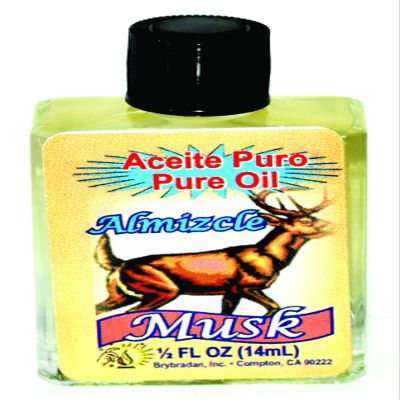 1 PIECE BRYBRADAN MUSK PURE OIL ALMIZCLE ACEITE PURO  FL.OZ. (14.7 ML)