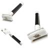Classic Style Stainless Double Edge Blade Safety Razor - Black and White Finish view 1