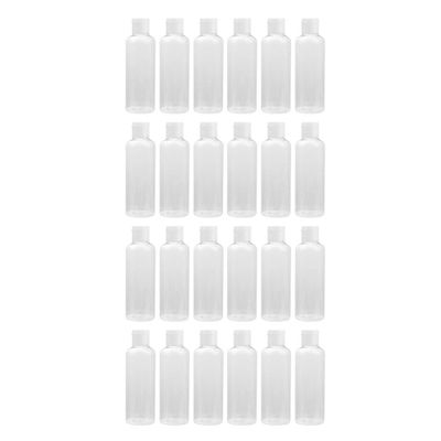Beaupretty 24pcs Plastic Empty Bottles with Flip Cap, Refillable Lotion Liquid Containers for Shampoo, Makeup Lotion, Makeup Remover-2 Oz