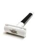 BLACK & WHITE Quality Stainless Double Straight Edge SAFETY RAZOR + Free Blades view 3