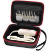 Case for Wahl Professional Peanut Classic Clipper/Trimmer #8685, 8655-200, 8081, 8035 and Attachment Clippers Comb Blade Accessories- Black view 1