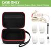 Case for Wahl Professional Peanut Classic Clipper/Trimmer #8685, 8655-200, 8081, 8035 and Attachment Clippers Comb Blade Accessories- Black view 2