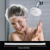 100+10 Shower Caps Disposable, Clear Shower Caps for Women Waterproof Plastic Bath Caps, Elastic Hair Processing Caps for Women Man Kids Girls, Hotel, Home Use view 2