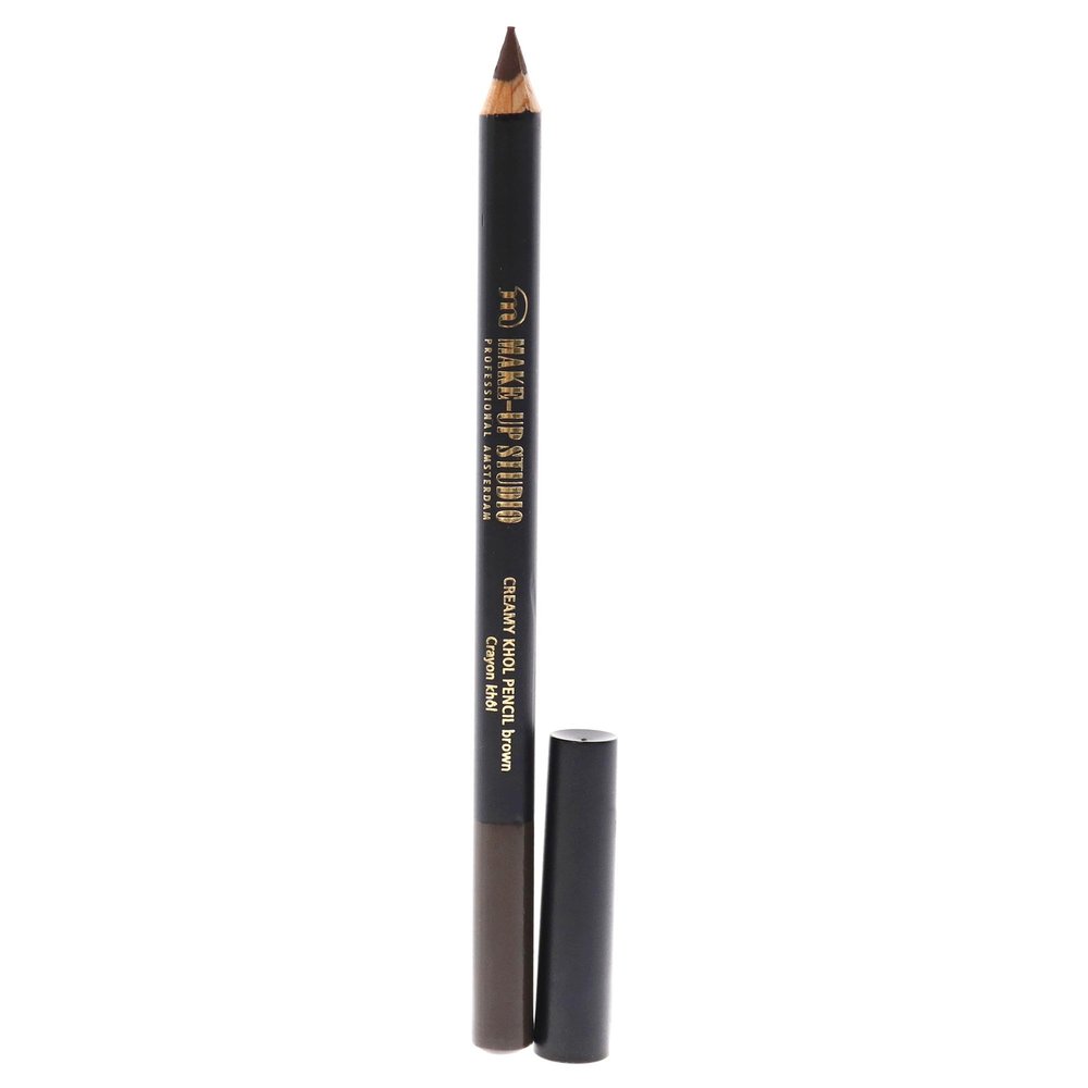 Make-Up Studio Professional Amsterdam Creamy Kohl Pencil Eyeliner - Wonderfully Soft Pencil - Multi-Functional - For Smokey Eyes And Suitable For The Waterline - Easy To Take With You - Brown - 1 Pc
